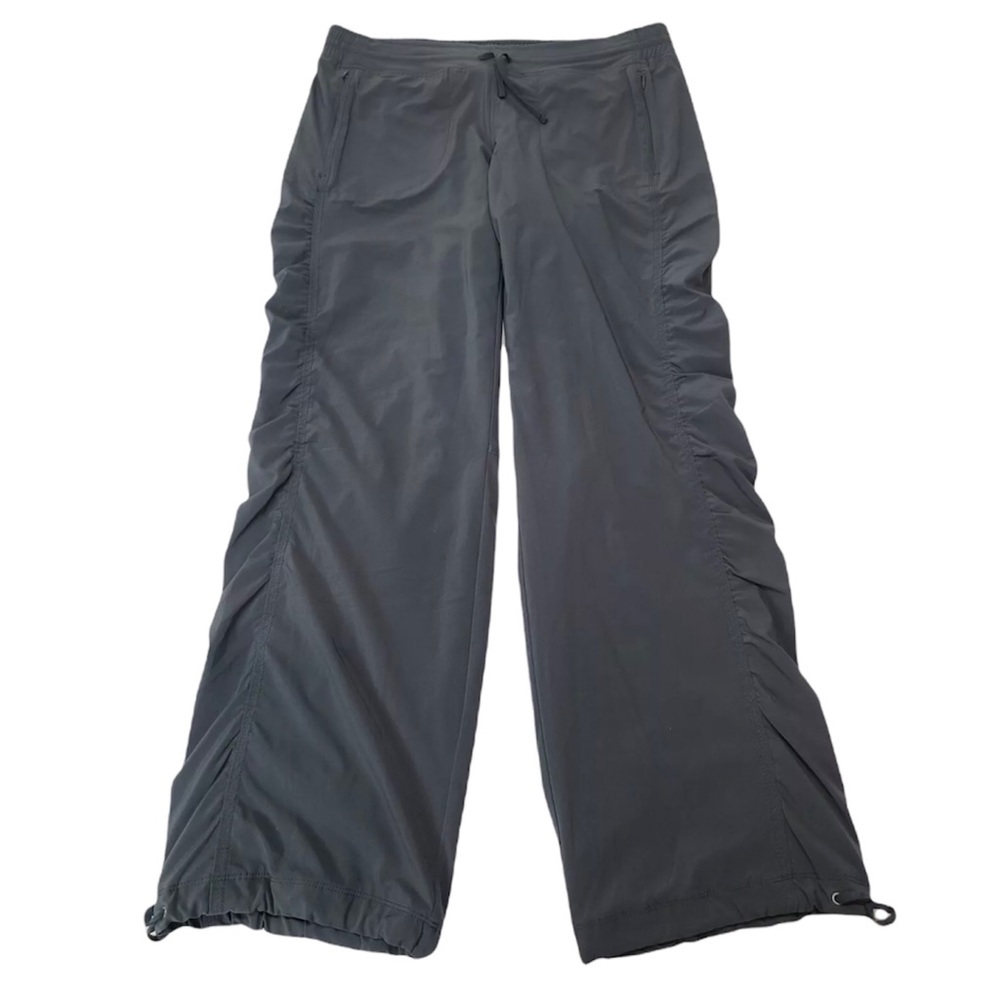 Athleta La Viva Lined Athletic Pants Ruched Size 12 Womens